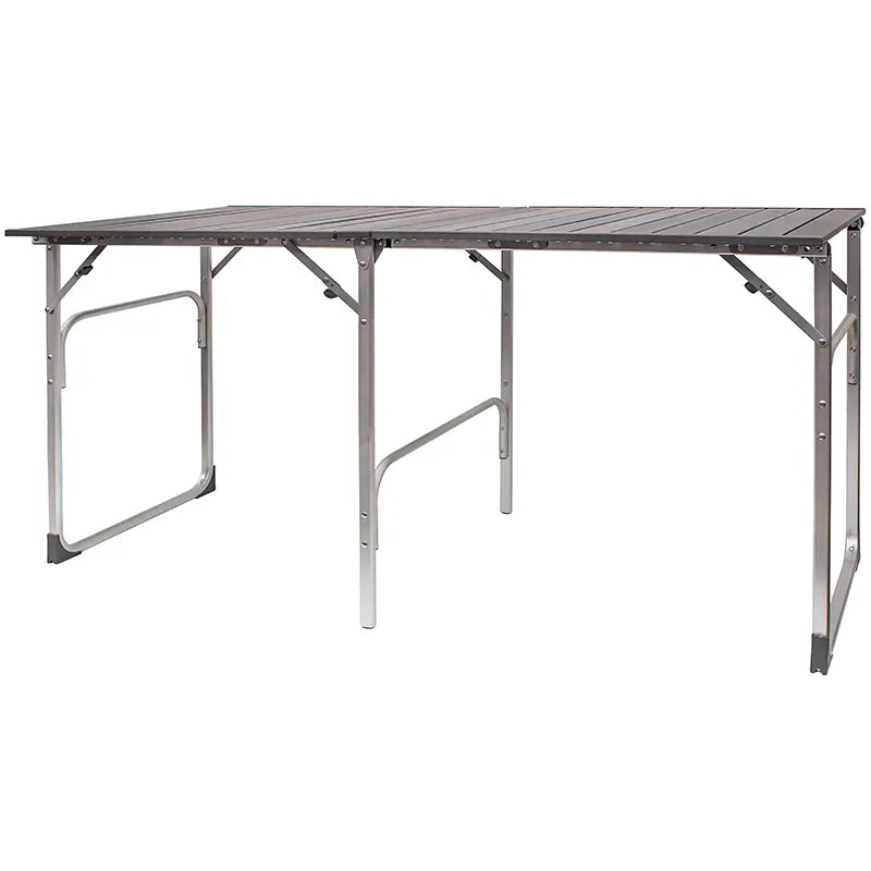 Heat-Resistant Slim-Fold Table - Choice 196 - Multi-Functional Heavy-Duty Grilling Table Counter - Default Title