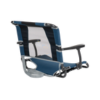 Secure-Hook Big Comfort Stadium Chair with Armrests - Choice 465 - Grandstand Cushion Seat with Secure Under-Bench Hooks Detail