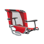 Secure-Hook Big Comfort Stadium Chair with Armrests - Choice 465 - Grandstand Cushion Seat with Secure Under-Bench Hooks Detail