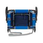 Secure-Hook Big Comfort Stadium Chair with Armrests - Choice 465 - Grandstand Cushion Seat with Secure Under-Bench Hooks Detail