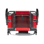 Secure-Hook Big Comfort Stadium Chair with Armrests - Choice 465 - Grandstand Cushion Seat with Secure Under-Bench Hooks Detail