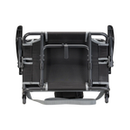 Secure-Hook Big Comfort Stadium Chair with Armrests - Choice 465 - Grandstand Cushion Seat with Secure Under-Bench Hooks Detail