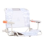 Premium All-Weather Stadium Rock-Cliner - Choice 540 - Freestyle Rocker Portable Outdoor Folding Chair - Snow Camo