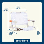 Premium All-Weather Stadium Rock-Cliner - Choice 540 - Freestyle Rocker Portable Outdoor Folding Chair Detail