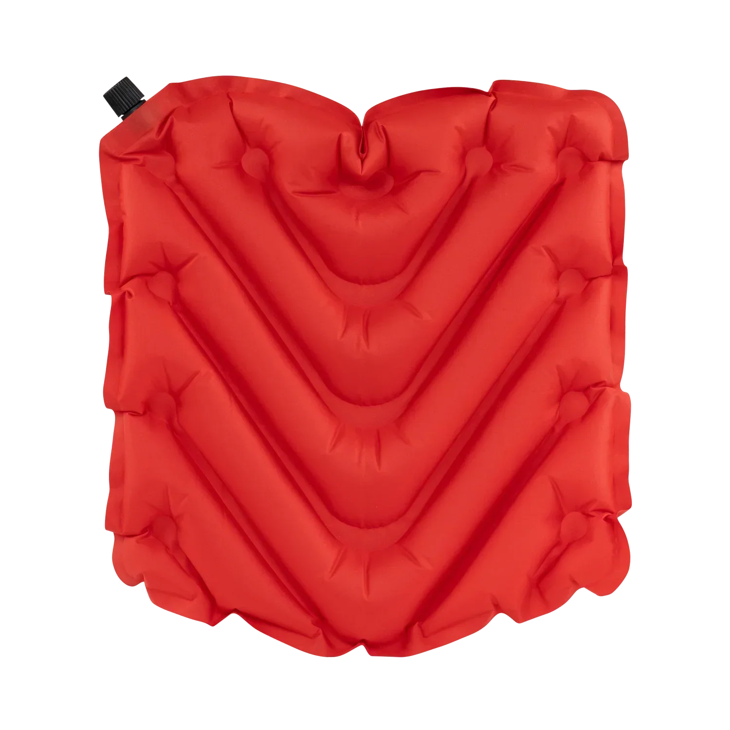 Ergonomic Back-Support College V Seat Inflatable Stadium Cushion - Ohio State Buckeyes - Choice 778 - Lightweight Folding Bleacher Chair with Cushioning Detail