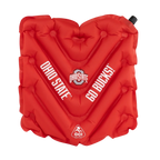Ergonomic Back-Support College V Seat Inflatable Stadium Cushion - Ohio State Buckeyes - Choice 778 - Lightweight Folding Bleacher Chair with Cushioning - Default Title