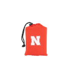 Secure-Hook College V Seat Inflatable Stadium Cushion - Nebraska Cornhuskers - Choice 277 - Lightweight Folding Bleacher Chair with Cushioning Detail