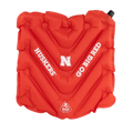 Secure-Hook College V Seat Inflatable Stadium Cushion - Nebraska Cornhuskers - Choice 277 - Lightweight Folding Bleacher Chair with Cushioning - Default Title