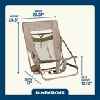 Reclining Beach Everywhere Chair 2 - Choice 656 - Rust-Resistant Aluminum Sand-Friendly Lounge Chair Detail