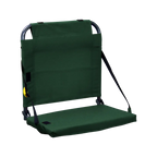 Ultra-Lightweight BleacherBack - Choice 696 - Lightweight Folding Bleacher Chair with Cushioning - Hunter