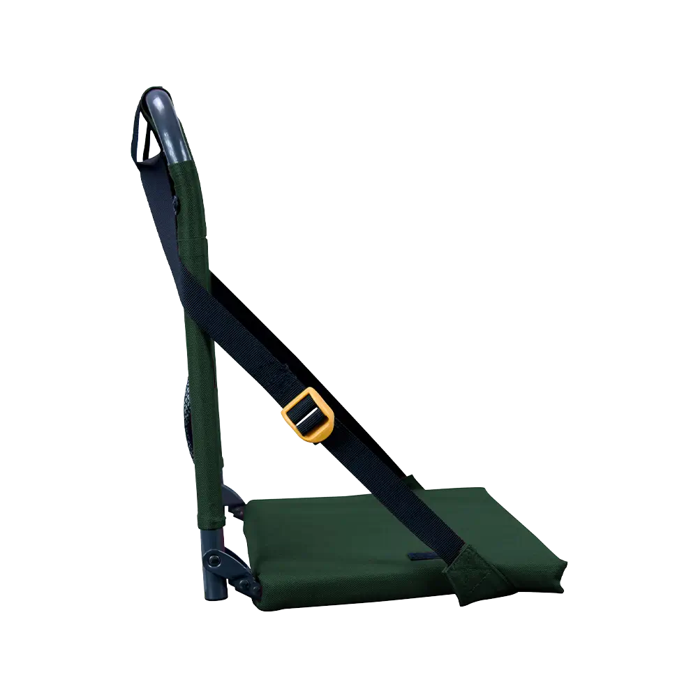 Ultra-Lightweight BleacherBack - Choice 696 - Lightweight Folding Bleacher Chair with Cushioning Detail