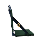 Ultra-Lightweight BleacherBack - Choice 696 - Lightweight Folding Bleacher Chair with Cushioning Detail