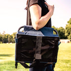 Ultra-Lightweight BleacherBack - Choice 696 - Lightweight Folding Bleacher Chair with Cushioning Detail