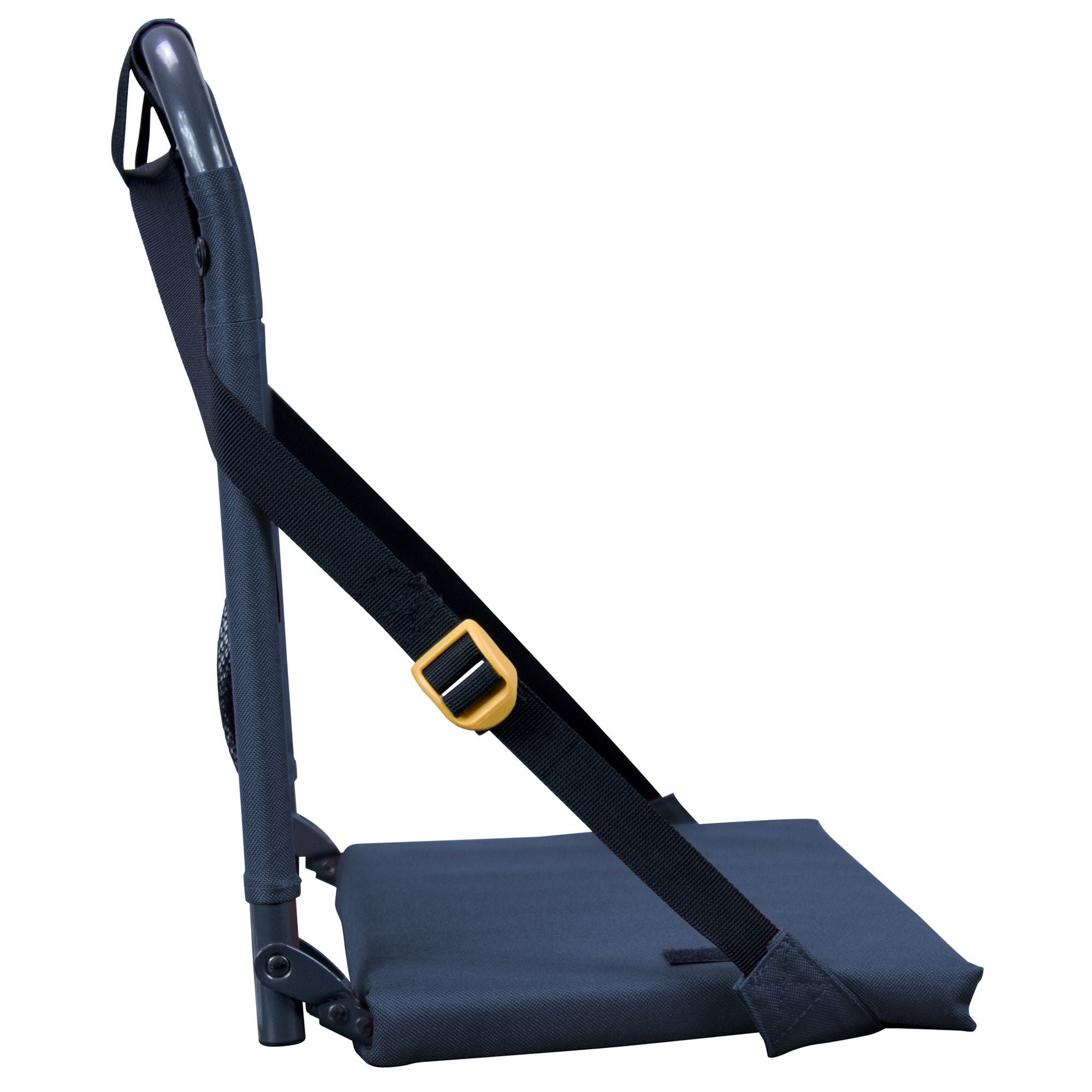 Ultra-Lightweight BleacherBack - Choice 696 - Lightweight Folding Bleacher Chair with Cushioning Detail