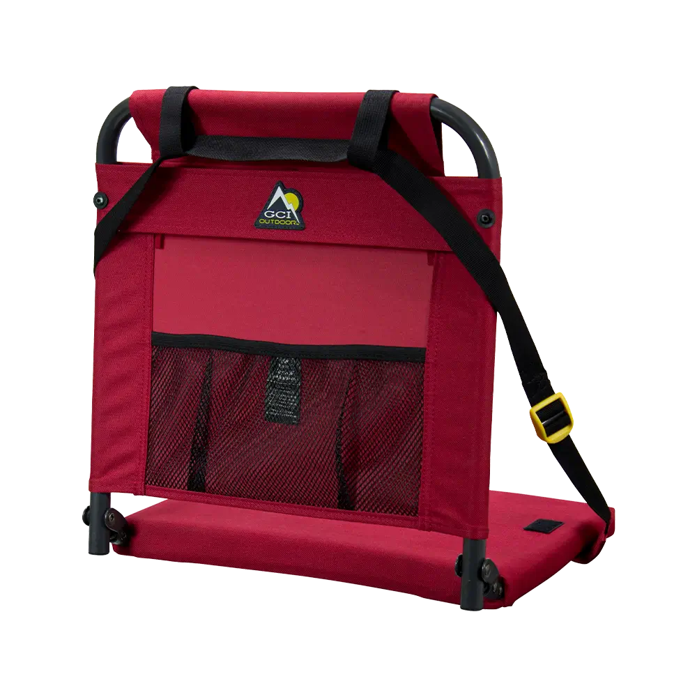 Ultra-Lightweight BleacherBack - Choice 696 - Lightweight Folding Bleacher Chair with Cushioning Detail