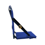 Ultra-Lightweight BleacherBack - Choice 696 - Lightweight Folding Bleacher Chair with Cushioning Detail