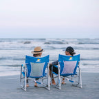 Luxury Camp Beach Rocker - Choice 712 - Heavy-Duty Kickback Rocker with Beverage Holder Detail