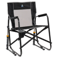 Luxury Camp Freestyle Rocker - Choice 711 - Freestyle Rocker Portable Outdoor Folding Chair - Black