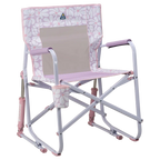 Luxury Camp Freestyle Rocker - Choice 711 - Freestyle Rocker Portable Outdoor Folding Chair - Pink/Purple