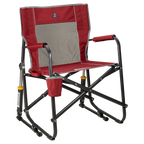 Luxury Camp Freestyle Rocker - Choice 711 - Freestyle Rocker Portable Outdoor Folding Chair - Cinnamon