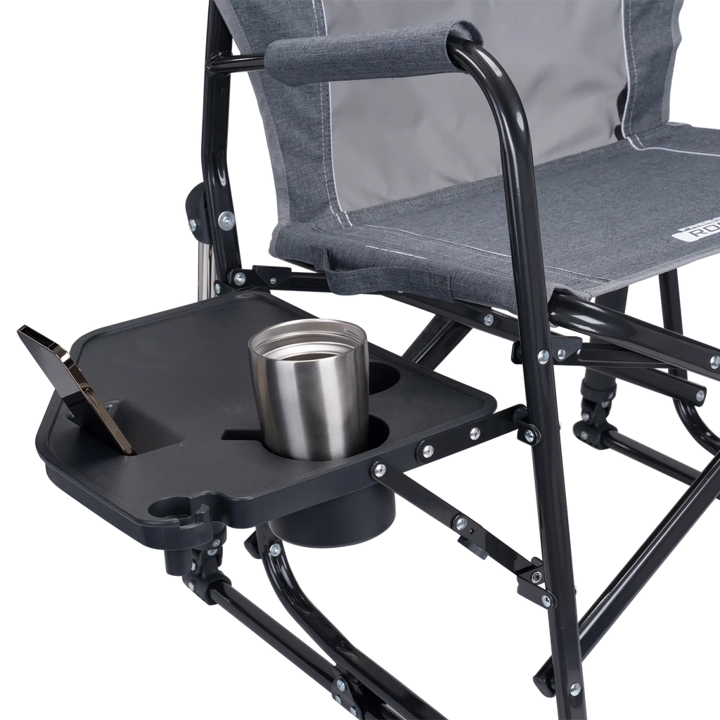 Smooth Motion Freestyle Rocker with Side Table - Choice 853 - RoadTrip Rocker Smooth Motion Camp Chair Detail