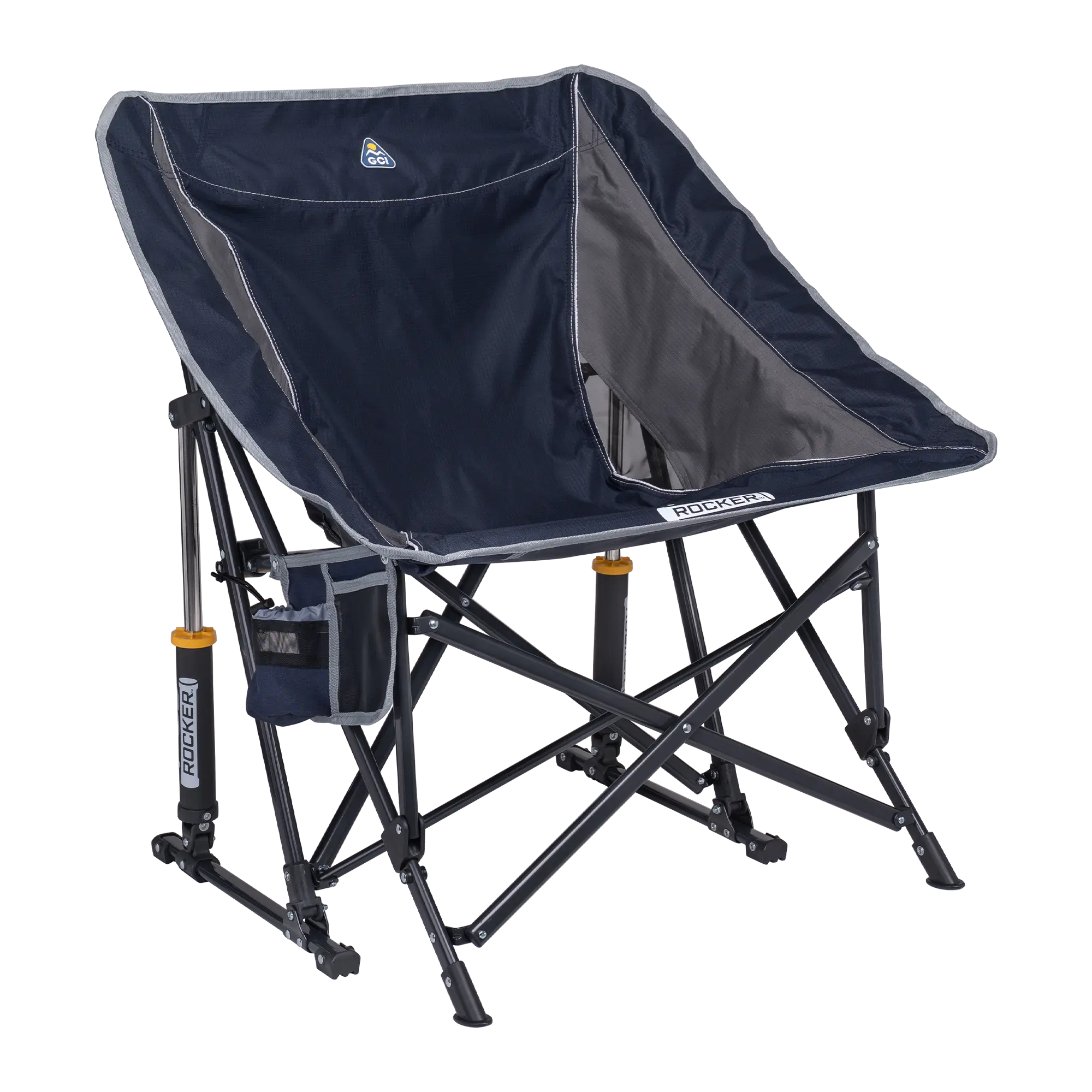 Smooth Motion Pod Rocker - Choice 933 - Freestyle Rocker Portable Outdoor Folding Chair - Indigo
