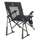 Luxury Camp RoadTrip Rocker - Choice 855 - Heavy-Duty Kickback Rocker with Beverage Holder Detail
