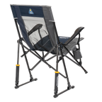 Luxury Camp RoadTrip Rocker - Choice 855 - Heavy-Duty Kickback Rocker with Beverage Holder Detail