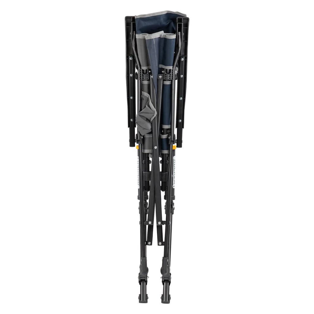 Luxury Camp RoadTrip Rocker - Choice 855 - Heavy-Duty Kickback Rocker with Beverage Holder Detail