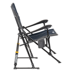 Luxury Camp RoadTrip Rocker - Choice 855 - Heavy-Duty Kickback Rocker with Beverage Holder Detail