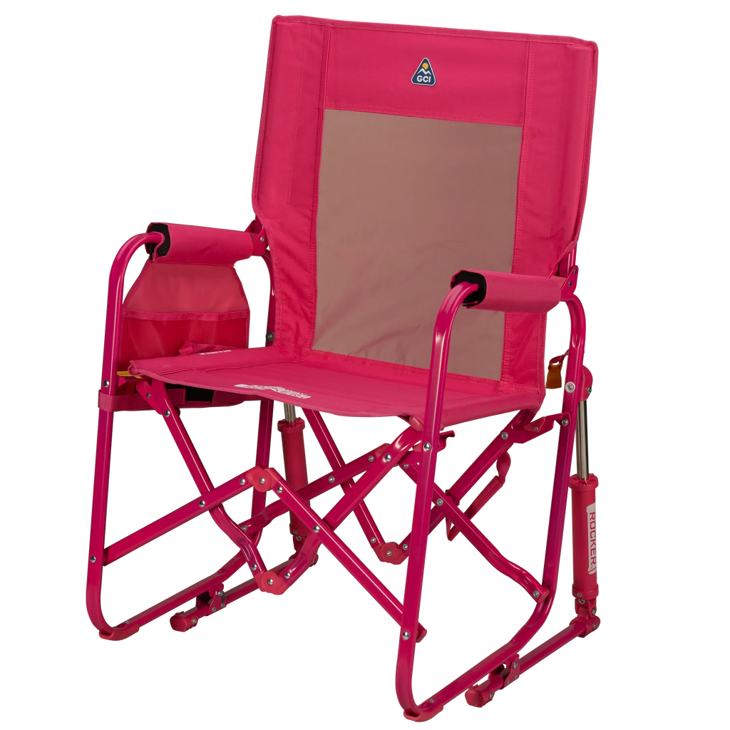 Luxury Camp Stowaway Rocker - Choice 794 - RoadTrip Rocker Smooth Motion Camp Chair Detail