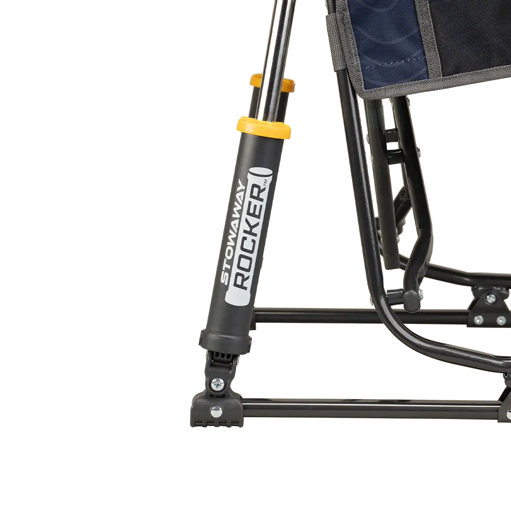Luxury Camp Stowaway Rocker - Choice 794 - RoadTrip Rocker Smooth Motion Camp Chair Detail