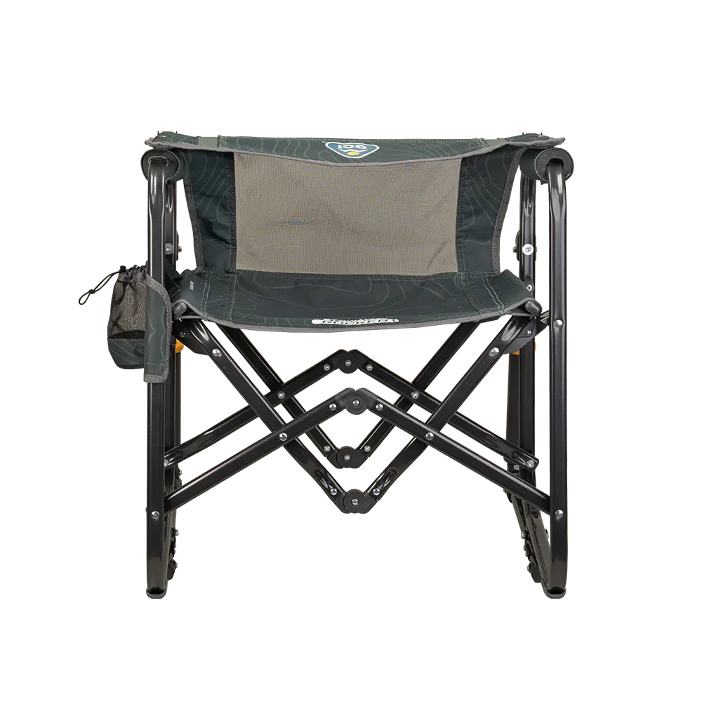 Luxury Camp Stowaway Rocker - Choice 794 - RoadTrip Rocker Smooth Motion Camp Chair Detail