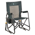 Luxury Camp Stowaway Rocker - Choice 794 - RoadTrip Rocker Smooth Motion Camp Chair - Hunter Topo