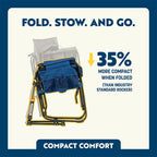 Luxury Camp Stowaway Rocker - Choice 794 - RoadTrip Rocker Smooth Motion Camp Chair Detail