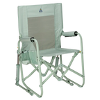 Luxury Camp Stowaway Rocker - Choice 794 - RoadTrip Rocker Smooth Motion Camp Chair - Pastel Green