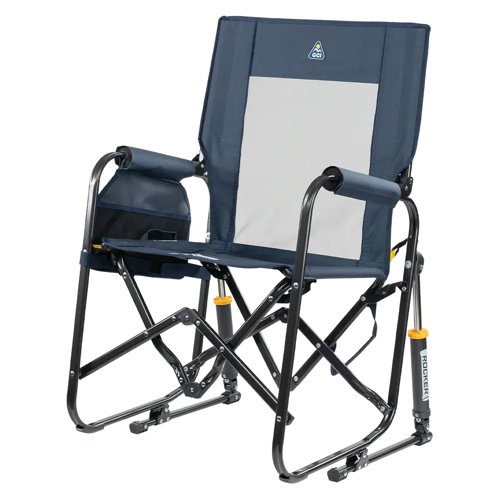 Luxury Camp Stowaway Rocker - Choice 794 - RoadTrip Rocker Smooth Motion Camp Chair Detail