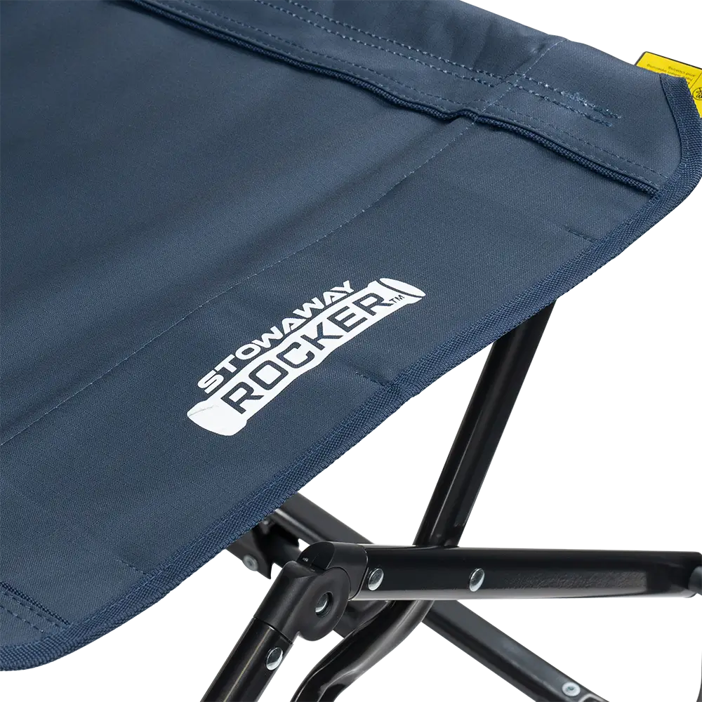 Luxury Camp Stowaway Rocker - Choice 794 - RoadTrip Rocker Smooth Motion Camp Chair Detail