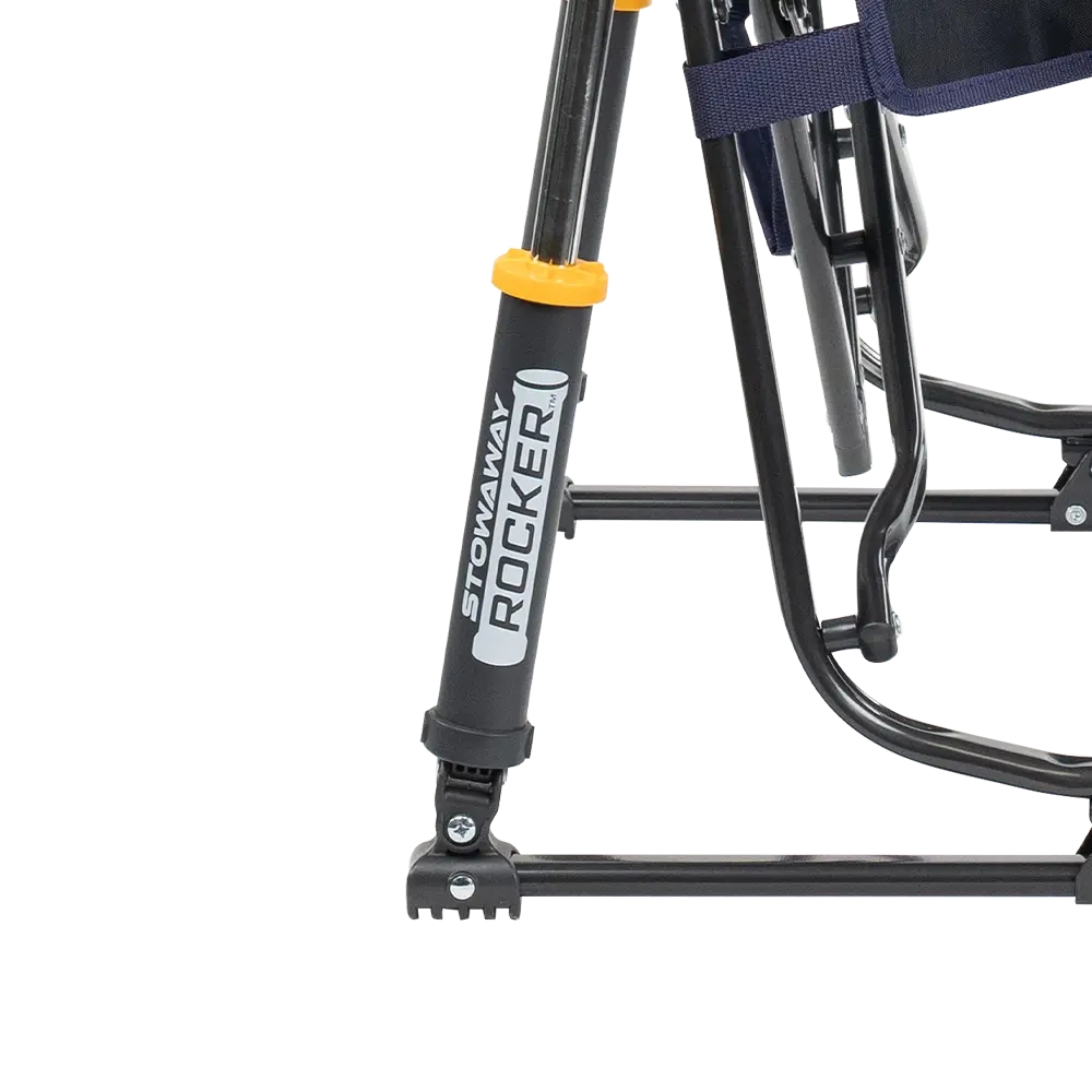 Luxury Camp Stowaway Rocker - Choice 794 - RoadTrip Rocker Smooth Motion Camp Chair Detail
