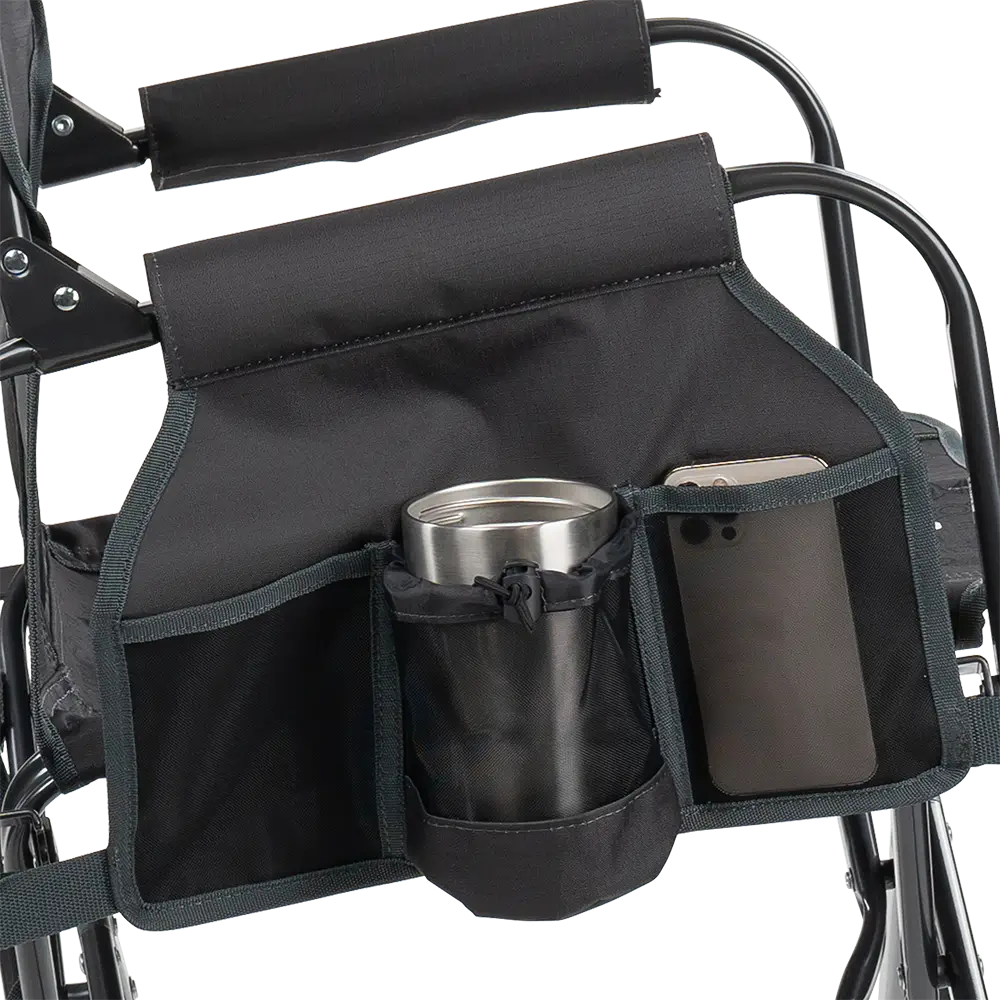 Luxury Camp Stowaway Rocker - Choice 794 - RoadTrip Rocker Smooth Motion Camp Chair Detail