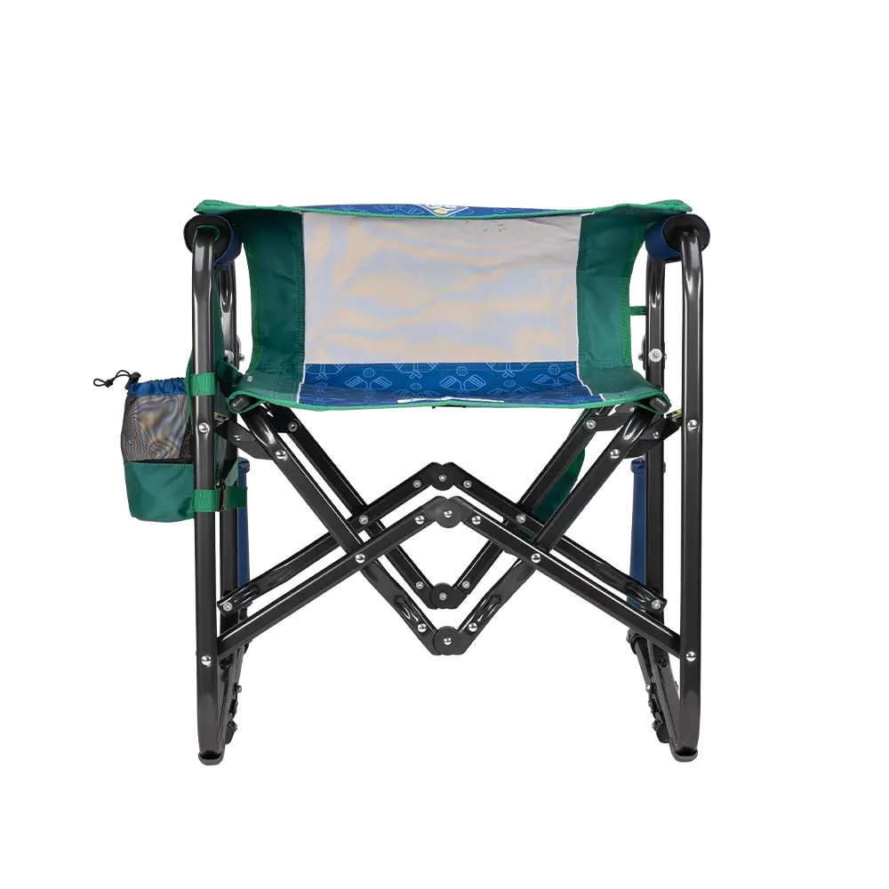 Luxury Camp Stowaway Rocker - Choice 794 - RoadTrip Rocker Smooth Motion Camp Chair Detail
