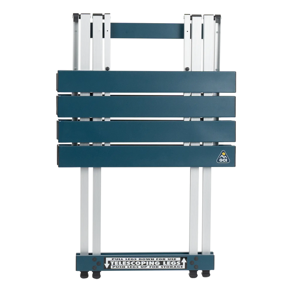 Multi-Functional Cook Compact Camp Table 20 - Choice 513 - Slim-Fold Outdoor Cook Station with Storage Shelves Detail