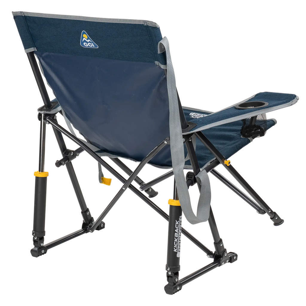 Premium All-Weather Kickback Rocker - Choice 345 - RoadTrip Rocker Smooth Motion Camp Chair Detail