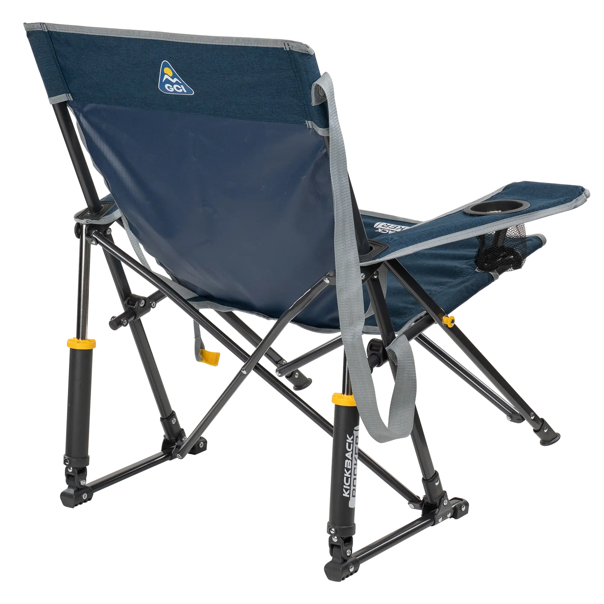 Premium All-Weather Kickback Rocker - Choice 345 - RoadTrip Rocker Smooth Motion Camp Chair Detail