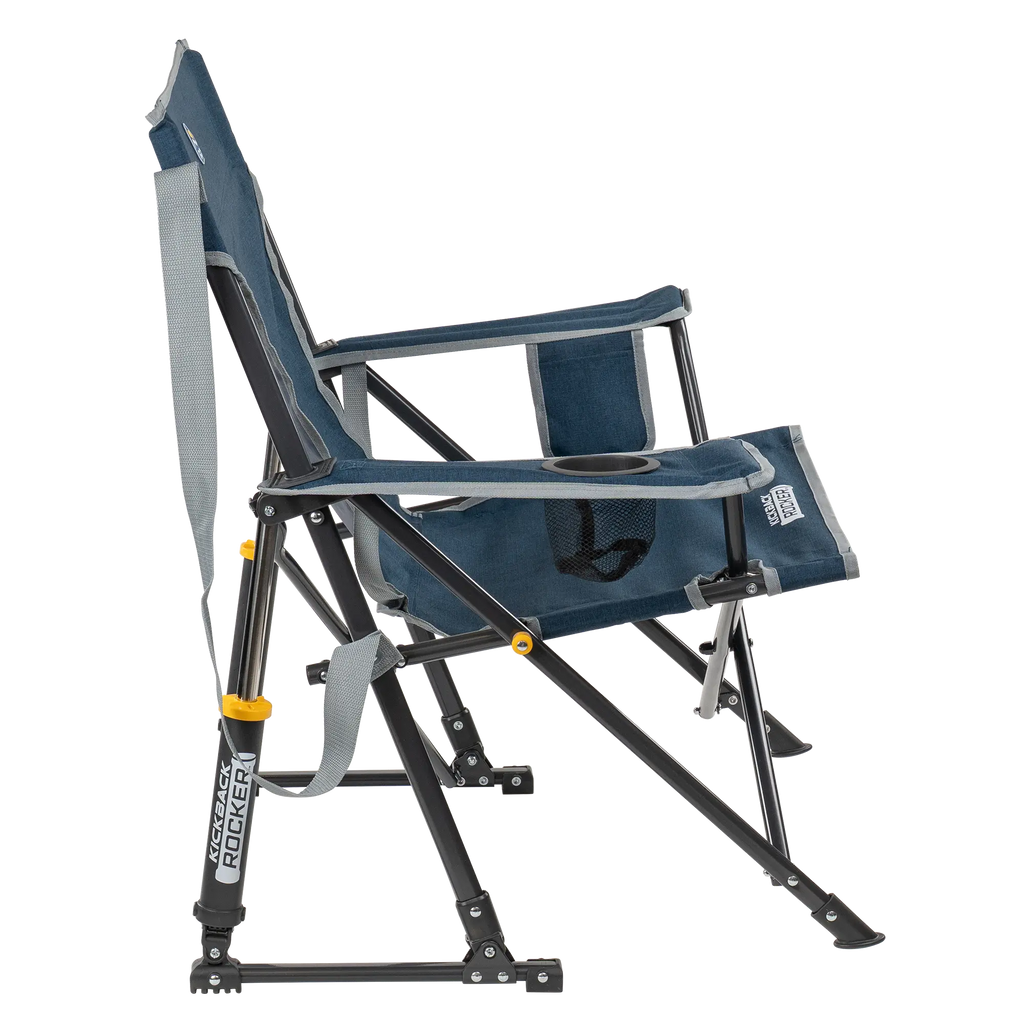Premium All-Weather Kickback Rocker - Choice 345 - RoadTrip Rocker Smooth Motion Camp Chair Detail
