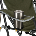 Premium All-Weather Kickback Rocker - Choice 345 - RoadTrip Rocker Smooth Motion Camp Chair Detail