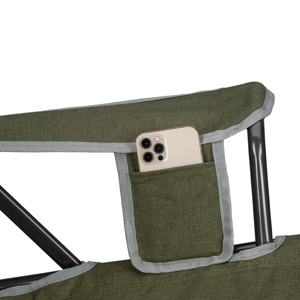 Premium All-Weather Kickback Rocker - Choice 345 - RoadTrip Rocker Smooth Motion Camp Chair Detail