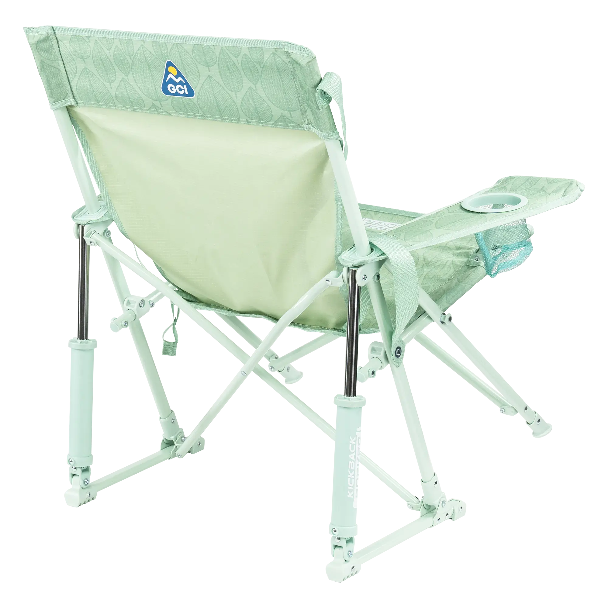 Premium All-Weather Kickback Rocker - Choice 345 - RoadTrip Rocker Smooth Motion Camp Chair Detail