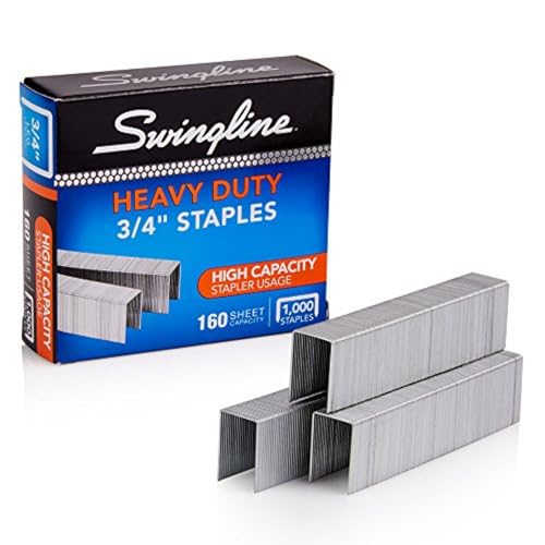 Minimalist Swingline Staples, Heavy Duty for Desktop Staplers, 3/4" Length, for Daily Use