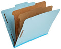 Modern Basics Classification Folder with Prongs, 100% Recycled, 2 Dividers, 2" Essentials